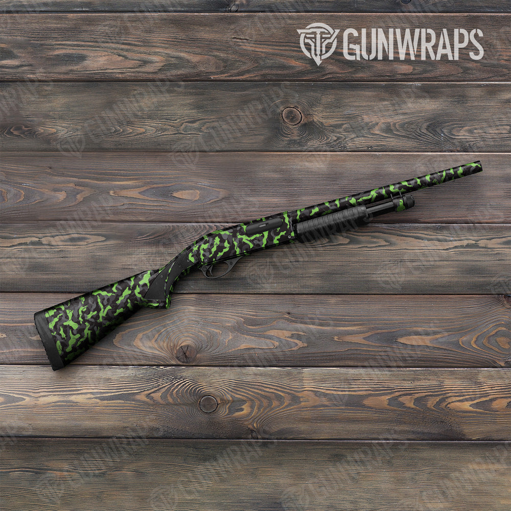 Ragged Metro Green Camo Shotgun Gun Skin Vinyl Wrap