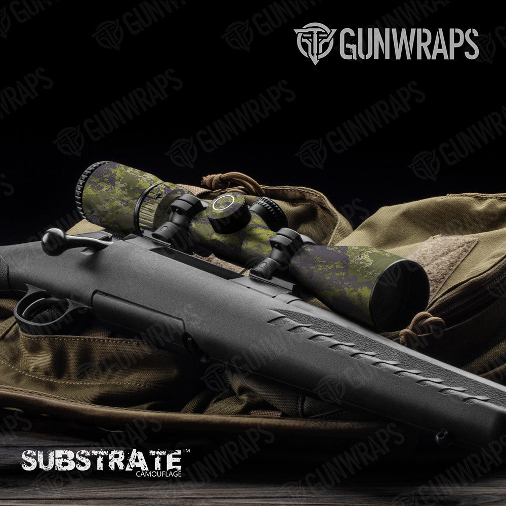 Scope Substrate Stockholm Camo Gear Skin Vinyl Wrap Film