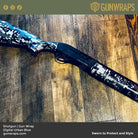 Shotgun Digital Urban Blue Camo Gun Skin Vinyl Wrap