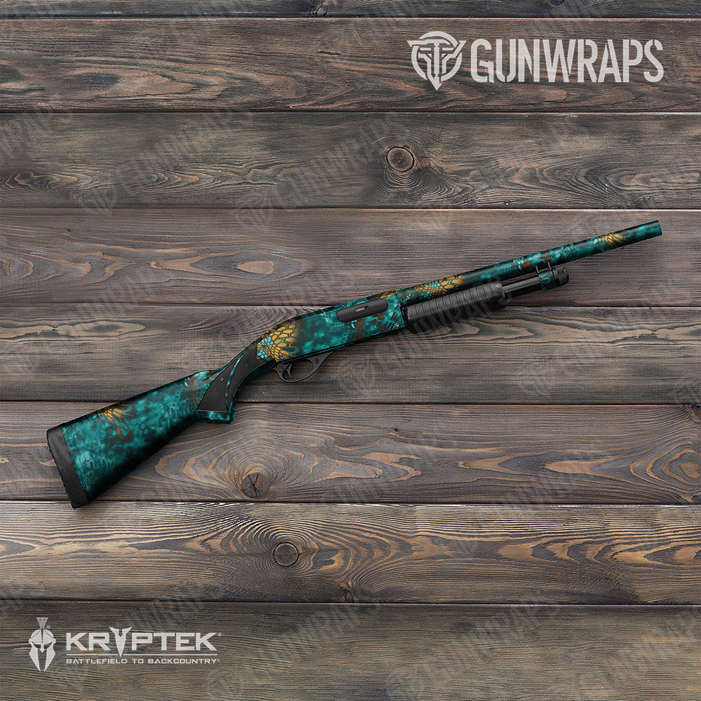 Kryptek Turquoise Camo Gun Skin Vinyl Wrap