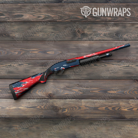 Shredded Shotgun Gun Skin Vinyl Wraps