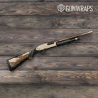 Shredded Desert Camo Shotgun Gun Skin Vinyl Wrap