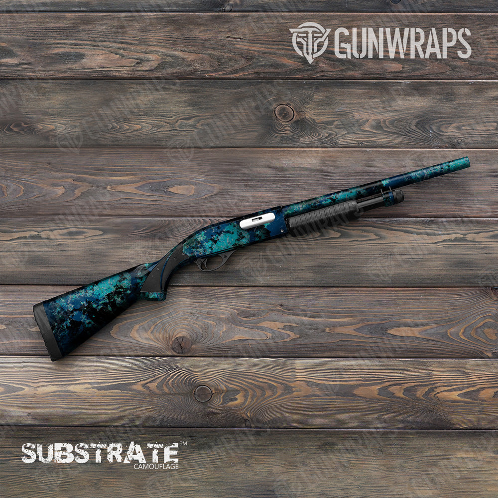 Shotgun Substrate Shipwreck Camo Gun Skin Vinyl Wrap Film