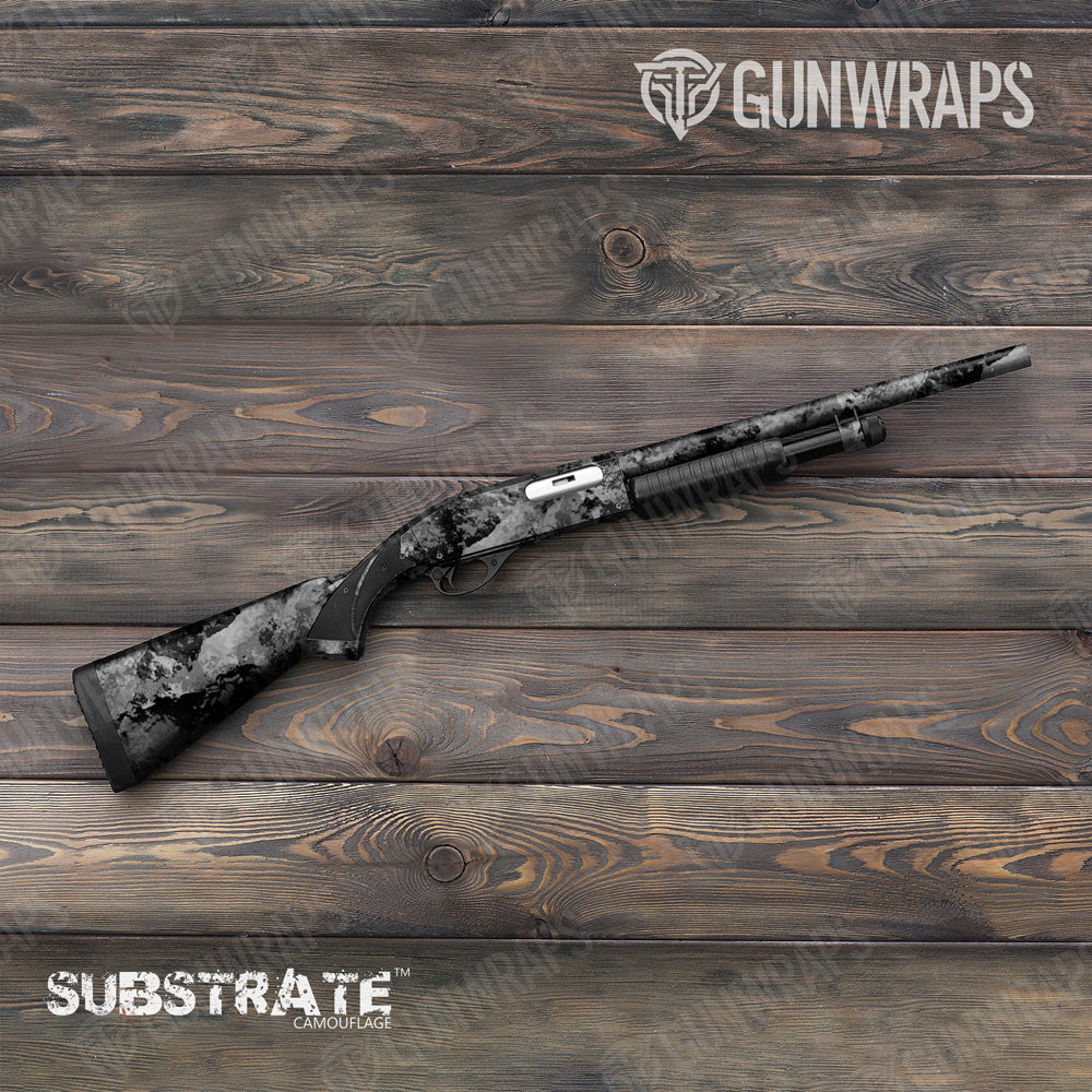 Shotgun Substrate Steel Camo Gun Skin Vinyl Wrap Film