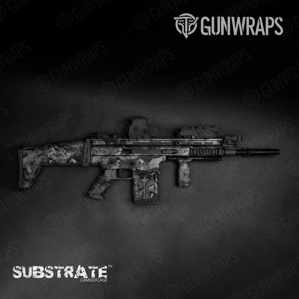 Tactical Substrate Steel Camo Gun Skin Vinyl Wrap Film