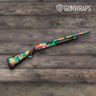 Tie Dye Jungle Fever Shotgun Gun Skin Vinyl Wrap