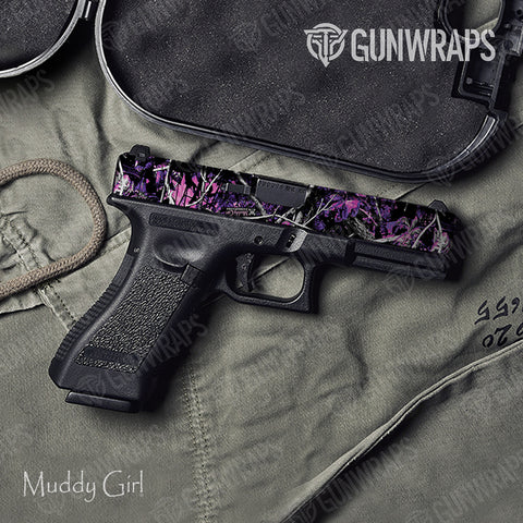 Muddy Girl Camo Pistol Slide Gun Skin Vinyl Wraps