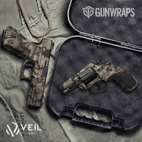 Veil Camo Pistol & Revolver Gun Skin Vinyl Wraps