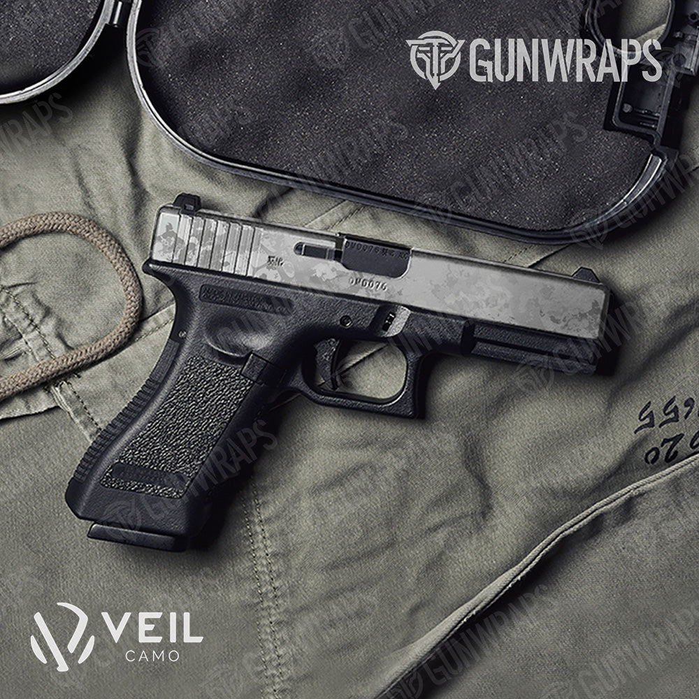 Pistol Slide Veil Stoke Whiteout Camo Gun Skin Vinyl Wrap