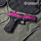 Bandana Magenta White Pistol Slide Gun Skin Vinyl Wrap