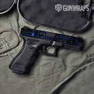 Circuit Board Blue Pistol Slide Gun Skin Vinyl Wrap