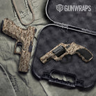 Classic Desert Camo Pistol & Revolver Gun Skin Vinyl Wrap