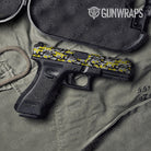 Classic Yellow Tiger Camo Pistol Slide Gun Skin Vinyl Wrap