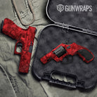 Cumulus Elite Red Camo Pistol & Revolver Gun Skin Vinyl Wrap