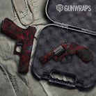 Cumulus Vampire Red Camo Pistol & Revolver Gun Skin Vinyl Wrap