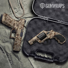 Digital Desert Camo Pistol & Revolver Gun Skin Vinyl Wrap