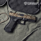 Digital Desert Camo Pistol Slide Gun Skin Vinyl Wrap