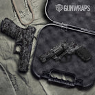 Digital Midnight Camo Pistol & Revolver Gun Skin Vinyl Wrap