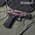 Digital Pink Tiger Camo Pistol Slide Gun Skin Vinyl Wrap