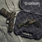 Digital Woodland Camo Pistol & Revolver Gun Skin Vinyl Wrap