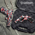 Erratic America Camo Pistol & Revolver Gun Skin Vinyl Wrap