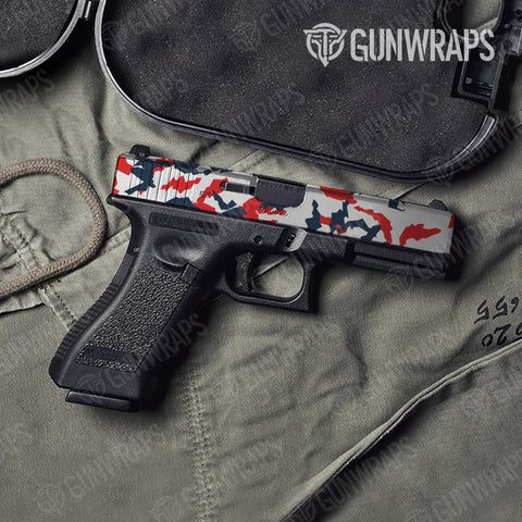 Erratic Camo Pistol Slide Gun Skin Vinyl Wraps