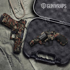 Erratic Militant Copper Camo Pistol & Revolver Gun Skin Vinyl Wrap