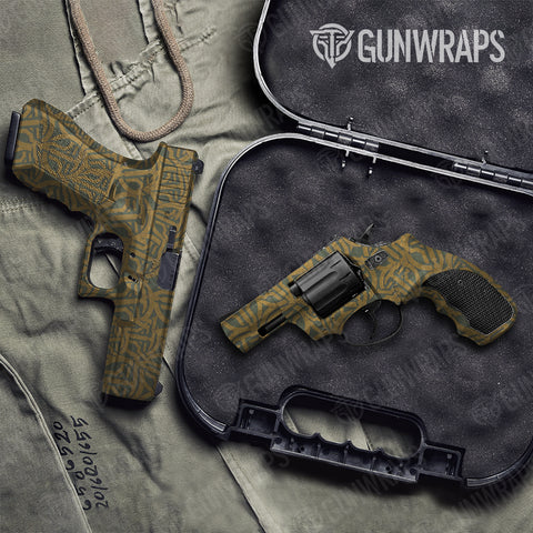 GunWraps Pattern Pistol & Revolver Gun Skin Vinyl Wraps