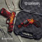 Pistol & Revolver Kryptek Lava Camo Gun Skin Vinyl Wrap