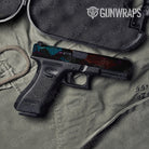 Paint Splatter Midnight Pistol Slide Gun Skin Vinyl Wrap