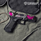Shattered Magenta Tiger Camo Pistol Slide Gun Skin Vinyl Wrap