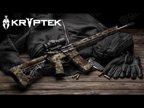 AR 15 Kryptek Obskura Signa Camo Gun Skin Vinyl Wrap