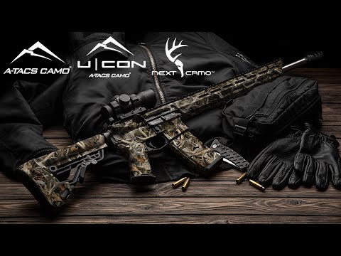 AR 15 A-TACS AT-X Camo Gun Skin Vinyl Wrap Film